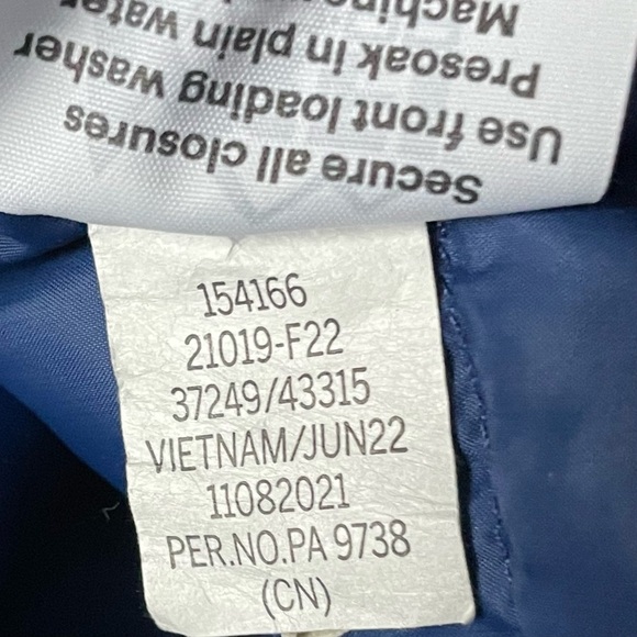 REI Co-op Women's Blue 650 Down Hooded Quilted Puffer Jacket Coat 35392 - Picture 15 of 16